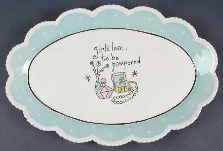 Girls Night Out 13" Oval Serving Platter