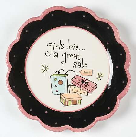 Girls Night Out Salad/Dessert Plate