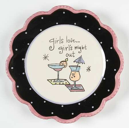 Girls Night Out Salad/Dessert Plate