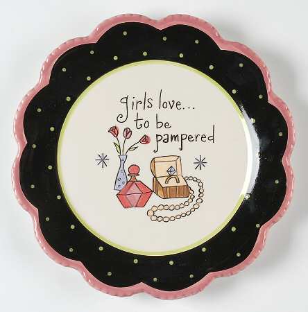 Girls Night Out Salad/Dessert Plate