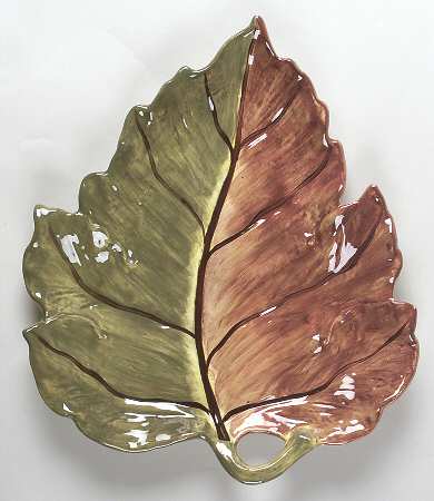 Harvest 16" Leaf Shaped Platter