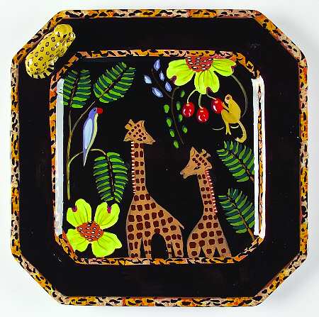 Jungle Song 14" Square Platter