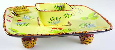 Jungle Song (2 Piece) Chip & Dip Set