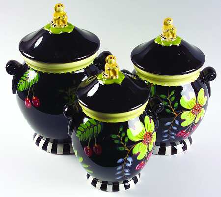 Jungle Song (3 Piece) Canister Set (Box Set)