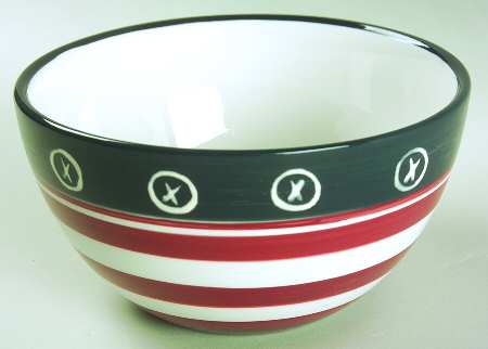 Red White & Blue Individual Ice Cream Dish