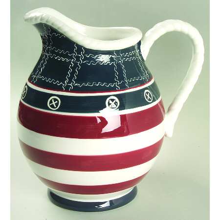 Red White & Blue 96 Oz Pitcher