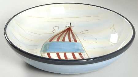 Sail Away 13" Pasta Serving Bowl
