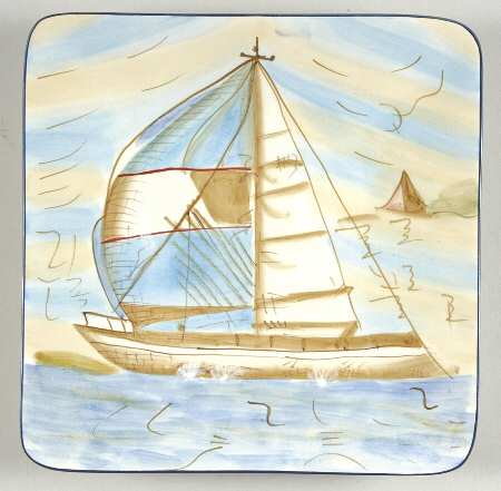 Sail Away Salad/Dessert Plate