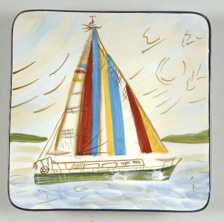 Sail Away Salad/Dessert Plate