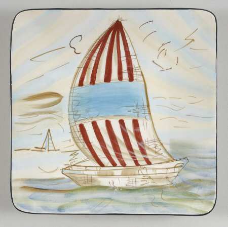 Sail Away Salad/Dessert Plate