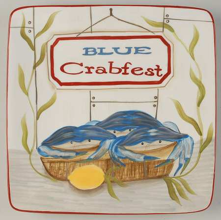 Sea Catch Salad/Dessert Plate