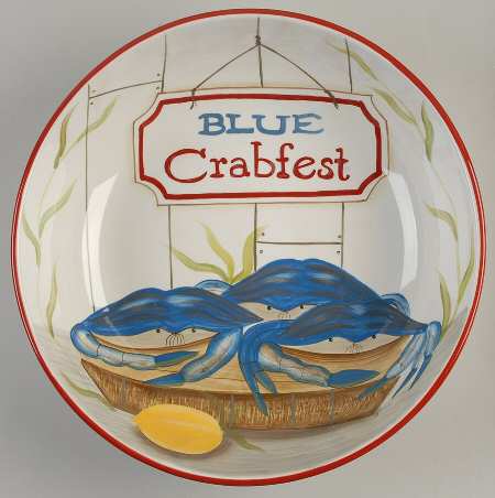 Sea Catch 13" Pasta Serving Bowl