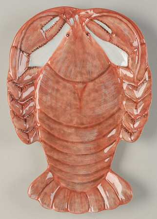Sea Catch Figural Canape Plate