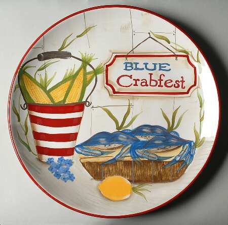 Sea Catch 16" Chop Plate (Round Platter)