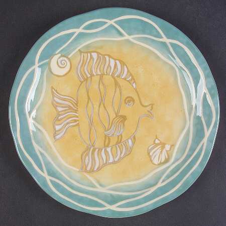 By the Shore Salad/Dessert Plate