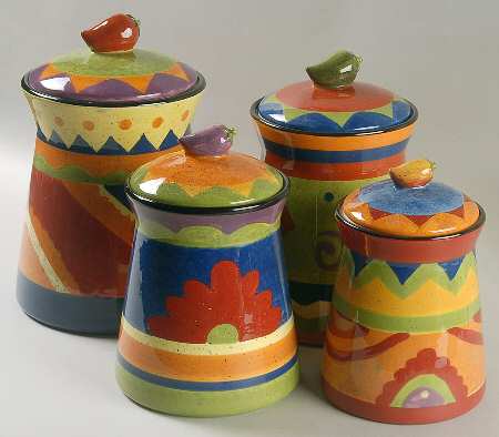 Texmex (4 Piece) Canister Set (Box Set)