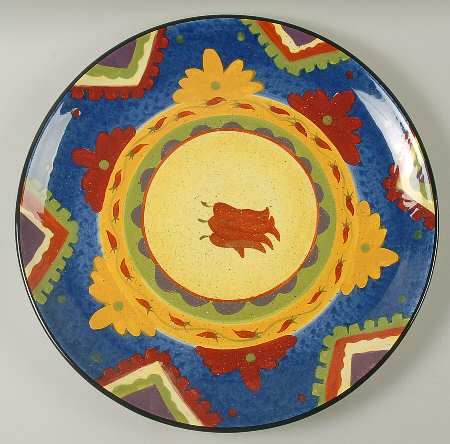Texmex 16" Chop Plate (Round Platter)