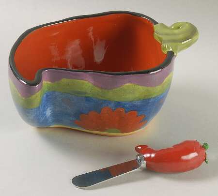 Texmex Dip Bowl & Spreader Set