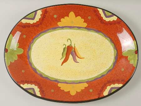 Texmex 18" Oval Serving Platter
