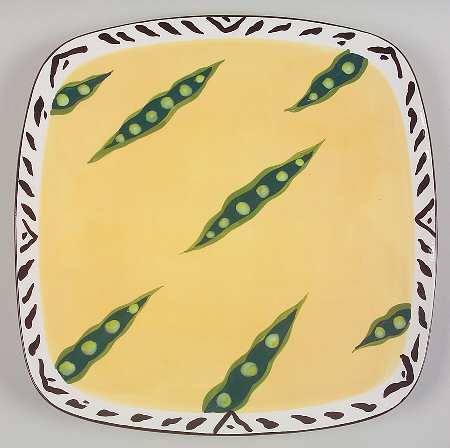 Veggie Salad Square Service Plate (Charger)