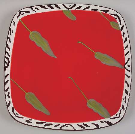 Veggie Salad Square Service Plate (Charger)