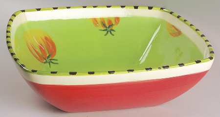 Veggie Salad 13" Pasta Serving Bowl