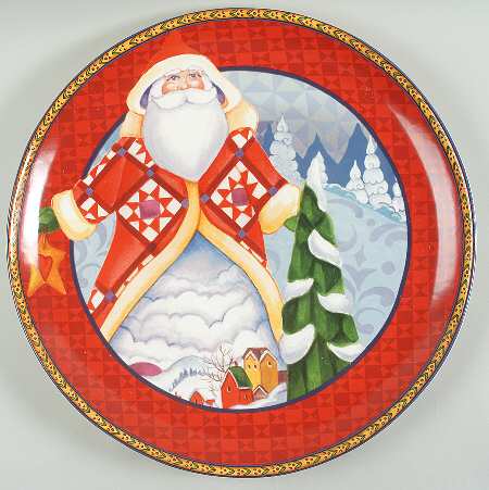 Holiday Traditions 16" Chop Plate (Round Platter)