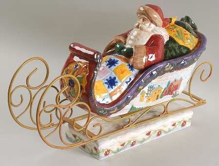 Holiday Traditions Sleigh Centerpiece