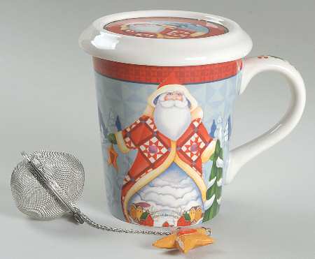 Holiday Traditions Mug with Lid & Infuser
