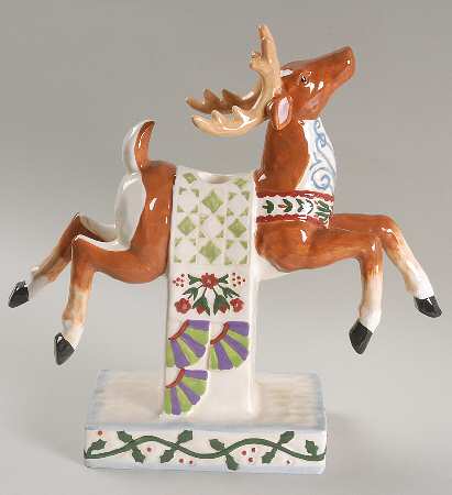 Holiday Traditions Figural Candlestick