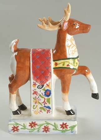 Holiday Traditions Figural Candlestick