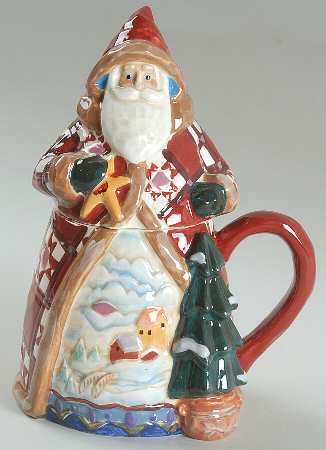 Holiday Traditions Figural Mug & Lid