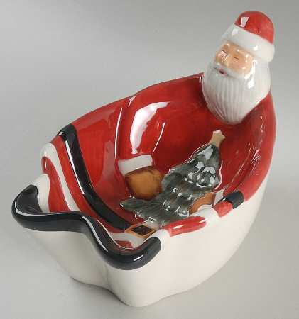 Mister Claus Figural Candy Bowl