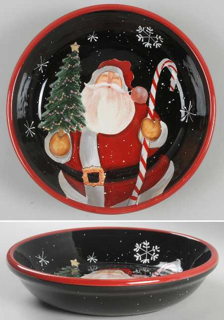 Mister Claus 9" Individual Pasta Bowl