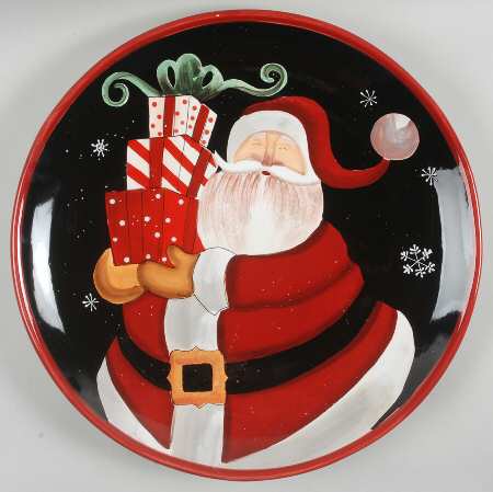 Mister Claus 16" Chop Plate (Round Platter)