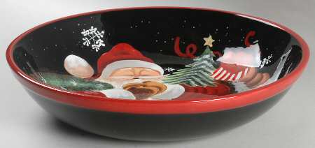 Mister Claus 13" Pasta Serving Bowl