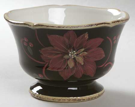 Poinsettia Dip Bowl (for Dip and Spreader)