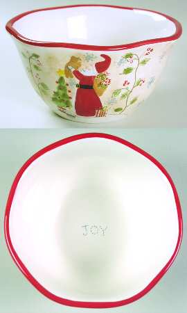 Santa Wishes Individual Ice Cream Dish