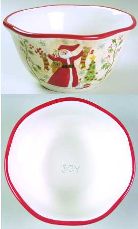 Santa Wishes Individual Ice Cream Dish