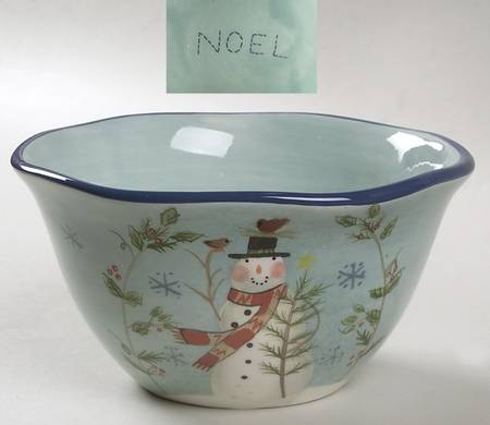 Snowman Wishes Individual Ice Cream Dish