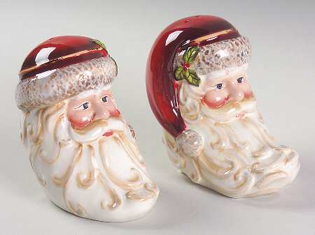 Santas Twilight Figural Salt & Pepper Set