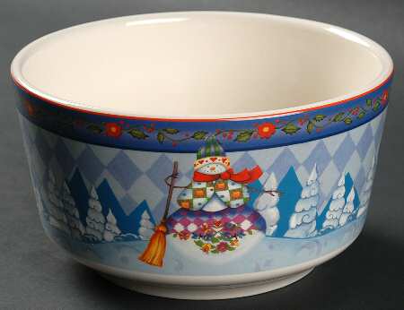Winter Folk Individual Ice Cream Dish