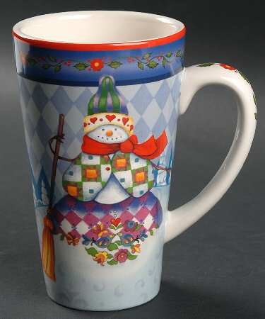 Winter Folk Latte Mug