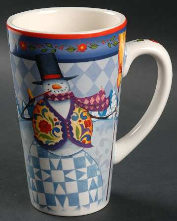 Winter Folk Latte Mug