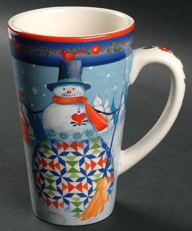 Winter Folk Latte Mug