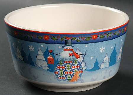 Winter Folk Individual Ice Cream Dish