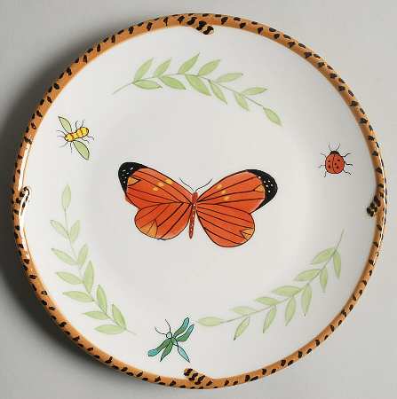 Butterfly Paradise Salad Plate