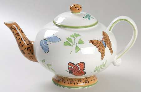 Butterfly Paradise Teapot & Lid