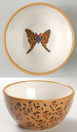 Butterfly Paradise Dip Bowl for Chip & Dip Set
