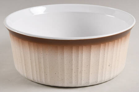 French Bisque 2.5 Qt Round Casserole No Lid